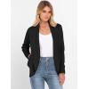 imageANRABESS Womens Cardigan Sweaters Open Front Long Sleeve Shawl Neck Knit Dressy Casual 2025 Trendy Fall Winter Outerwear CoatBlack
