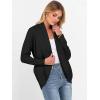 imageANRABESS Womens Cardigan Sweaters Open Front Long Sleeve Shawl Neck Knit Dressy Casual 2025 Trendy Fall Winter Outerwear CoatBlack