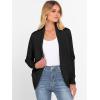 imageANRABESS Womens Cardigan Sweaters Open Front Long Sleeve Shawl Neck Knit Dressy Casual 2025 Trendy Fall Winter Outerwear CoatBlack