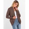 imageANRABESS Womens Cardigan Sweaters Open Front Long Sleeve Shawl Neck Knit Dressy Casual 2025 Trendy Fall Winter Outerwear CoatCoffee