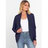 imageANRABESS Womens Cardigan Sweaters Open Front Long Sleeve Shawl Neck Knit Dressy Casual 2025 Trendy Fall Winter Outerwear CoatNavy Blue