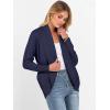 imageANRABESS Womens Cardigan Sweaters Open Front Long Sleeve Shawl Neck Knit Dressy Casual 2025 Trendy Fall Winter Outerwear CoatNavy Blue