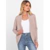 imageANRABESS Womens Cardigan Sweaters Open Front Long Sleeve Shawl Neck Knit Dressy Casual 2025 Trendy Fall Winter Outerwear CoatTan