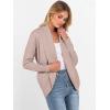 imageANRABESS Womens Cardigan Sweaters Open Front Long Sleeve Shawl Neck Knit Dressy Casual 2025 Trendy Fall Winter Outerwear CoatTan