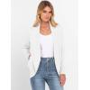 imageANRABESS Womens Cardigan Sweaters Open Front Long Sleeve Shawl Neck Knit Dressy Casual 2025 Trendy Fall Winter Outerwear CoatWhite