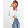 imageANRABESS Womens Cardigan Sweaters Open Front Long Sleeve Shawl Neck Knit Dressy Casual 2025 Trendy Fall Winter Outerwear CoatWhite