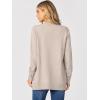 imageANRABESS Womens Cardigans 2025 Fall Dressy Casual Long Sleeve Crewneck Button Down Open Front Soft Knit Cardigan SweatersAlmond