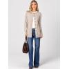 imageANRABESS Womens Cardigans 2025 Fall Dressy Casual Long Sleeve Crewneck Button Down Open Front Soft Knit Cardigan SweatersAlmond