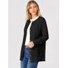 imageANRABESS Womens Cardigans 2025 Fall Dressy Casual Long Sleeve Crewneck Button Down Open Front Soft Knit Cardigan SweatersBlack