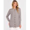 imageANRABESS Womens Cardigans 2025 Fall Dressy Casual Long Sleeve Crewneck Button Down Open Front Soft Knit Cardigan SweatersBright Camel