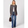 imageANRABESS Womens Cardigans 2025 Fall Dressy Casual Long Sleeve Crewneck Button Down Open Front Soft Knit Cardigan SweatersDeep Taupe