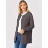 imageANRABESS Womens Cardigans 2025 Fall Dressy Casual Long Sleeve Crewneck Button Down Open Front Soft Knit Cardigan SweatersDeep Taupe