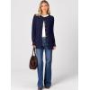 imageANRABESS Womens Cardigans 2025 Fall Dressy Casual Long Sleeve Crewneck Button Down Open Front Soft Knit Cardigan SweatersNavy Blue