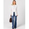 imageANRABESS Womens Cardigans 2025 Fall Dressy Casual Long Sleeve Crewneck Button Down Open Front Soft Knit Cardigan SweatersWhite