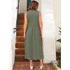 imageANRABESS Womens Casual Dress Summer Sleeveless V Neck Sundress Aline Flowy Beach Maxi Dresses Travel 2025 Vacation OutfitsOlive
