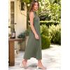 imageANRABESS Womens Casual Dress Summer Sleeveless V Neck Sundress Aline Flowy Beach Maxi Dresses Travel 2025 Vacation OutfitsOlive