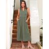 imageANRABESS Womens Casual Dress Summer Sleeveless V Neck Sundress Aline Flowy Beach Maxi Dresses Travel 2025 Vacation OutfitsOlive