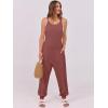 imageANRABESS Womens Casual Jumpsuits Summer Sleeveless Stretchy Romper Harem Pants Loose Jumpers Overalls Trendy OutfitsCaramel