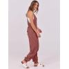 imageANRABESS Womens Casual Jumpsuits Summer Sleeveless Stretchy Romper Harem Pants Loose Jumpers Overalls Trendy OutfitsCaramel