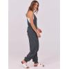 imageANRABESS Womens Casual Jumpsuits Summer Sleeveless Stretchy Romper Harem Pants Loose Jumpers Overalls Trendy OutfitsDeep Grey