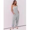 imageANRABESS Womens Casual Jumpsuits Summer Sleeveless Stretchy Romper Harem Pants Loose Jumpers Overalls Trendy OutfitsLight Grey