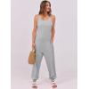 imageANRABESS Womens Casual Jumpsuits Summer Sleeveless Stretchy Romper Harem Pants Loose Jumpers Overalls Trendy OutfitsLight Grey