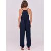 imageANRABESS Womens Casual Jumpsuits Summer Sleeveless Stretchy Romper Harem Pants Loose Jumpers Overalls Trendy OutfitsNavy Blue