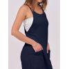 imageANRABESS Womens Casual Jumpsuits Summer Sleeveless Stretchy Romper Harem Pants Loose Jumpers Overalls Trendy OutfitsNavy Blue