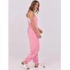 imageANRABESS Womens Casual Jumpsuits Summer Sleeveless Stretchy Romper Harem Pants Loose Jumpers Overalls Trendy OutfitsPink