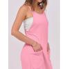 imageANRABESS Womens Casual Jumpsuits Summer Sleeveless Stretchy Romper Harem Pants Loose Jumpers Overalls Trendy OutfitsPink