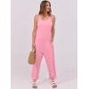 imageANRABESS Womens Casual Jumpsuits Summer Sleeveless Stretchy Romper Harem Pants Loose Jumpers Overalls Trendy OutfitsPink
