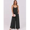 imageANRABESS Womens Casual Loose Sleeveless Jumpsuits Dressy Wide Leg Adjustable Strap Rompers 2025 Summer Vacation OutfitsBlack