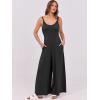 imageANRABESS Womens Casual Loose Sleeveless Jumpsuits Dressy Wide Leg Adjustable Strap Rompers 2025 Summer Vacation OutfitsBlack