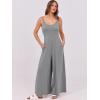 imageANRABESS Womens Casual Loose Sleeveless Jumpsuits Dressy Wide Leg Adjustable Strap Rompers 2025 Summer Vacation OutfitsGrey