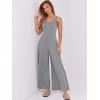 imageANRABESS Womens Casual Loose Sleeveless Jumpsuits Dressy Wide Leg Adjustable Strap Rompers 2025 Summer Vacation OutfitsGrey