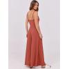 imageANRABESS Womens Casual Loose Sleeveless Jumpsuits Dressy Wide Leg Adjustable Strap Rompers 2025 Summer Vacation OutfitsOrange Rust