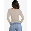 imageANRABESS Womens Cutout Tops Trendy Sexy Long Sleeve Shirts Ribbed Slim Fit Tee 2025 Fall Fashion Going Out Tshirts ClothesKhaki