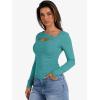 imageANRABESS Womens Cutout Tops Trendy Sexy Long Sleeve Shirts Ribbed Slim Fit Tee 2025 Fall Fashion Going Out Tshirts ClothesLake Blue