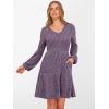 imageANRABESS Womens Long Lantern Sleeve Ribbed Knit Dresses V Neck Casual 2025 Fall Winter Flowy Swing Tunic Sweater Short DressPurple