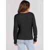 imageANRABESS Womens Long Sleeve Cable Knit Sweater Jumper Crewneck Pullover Soft Dressy Casual Tops Cute 2025 Fall Trendy OutfitsBlack