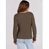 imageANRABESS Womens Long Sleeve Cable Knit Sweater Jumper Crewneck Pullover Soft Dressy Casual Tops Cute 2025 Fall Trendy OutfitsCoffee