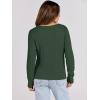 imageANRABESS Womens Long Sleeve Cable Knit Sweater Jumper Crewneck Pullover Soft Dressy Casual Tops Cute 2025 Fall Trendy OutfitsDeep Green