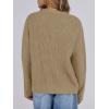 imageANRABESS Womens Long Sleeve Oversized Casual Loose Fit Crewneck Waffle Knit Cozy Pullover Sweaters 2025 Fall FashionCamel