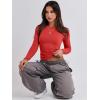 imageANRABESS Womens Long Sleeve Shirts Tight Fitted Going Out Crop Tops Crewneck Basic Tee Y2k Outfits Teens Girls ClothesBrilliant Red