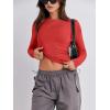 imageANRABESS Womens Long Sleeve Shirts Tight Fitted Going Out Crop Tops Crewneck Basic Tee Y2k Outfits Teens Girls ClothesBrilliant Red