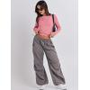 imageANRABESS Womens Long Sleeve Shirts Tight Fitted Going Out Crop Tops Crewneck Basic Tee Y2k Outfits Teens Girls ClothesDark Pink