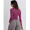 imageANRABESS Womens Long Sleeve Shirts Tight Fitted Going Out Crop Tops Crewneck Basic Tee Y2k Outfits Teens Girls ClothesDark Purple