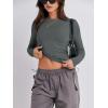 imageANRABESS Womens Long Sleeve Shirts Tight Fitted Going Out Crop Tops Crewneck Basic Tee Y2k Outfits Teens Girls ClothesDeep Grey