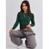 imageANRABESS Womens Long Sleeve Shirts Tight Fitted Going Out Crop Tops Crewneck Basic Tee Y2k Outfits Teens Girls ClothesForest