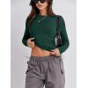 imageANRABESS Womens Long Sleeve Shirts Tight Fitted Going Out Crop Tops Crewneck Basic Tee Y2k Outfits Teens Girls ClothesForest